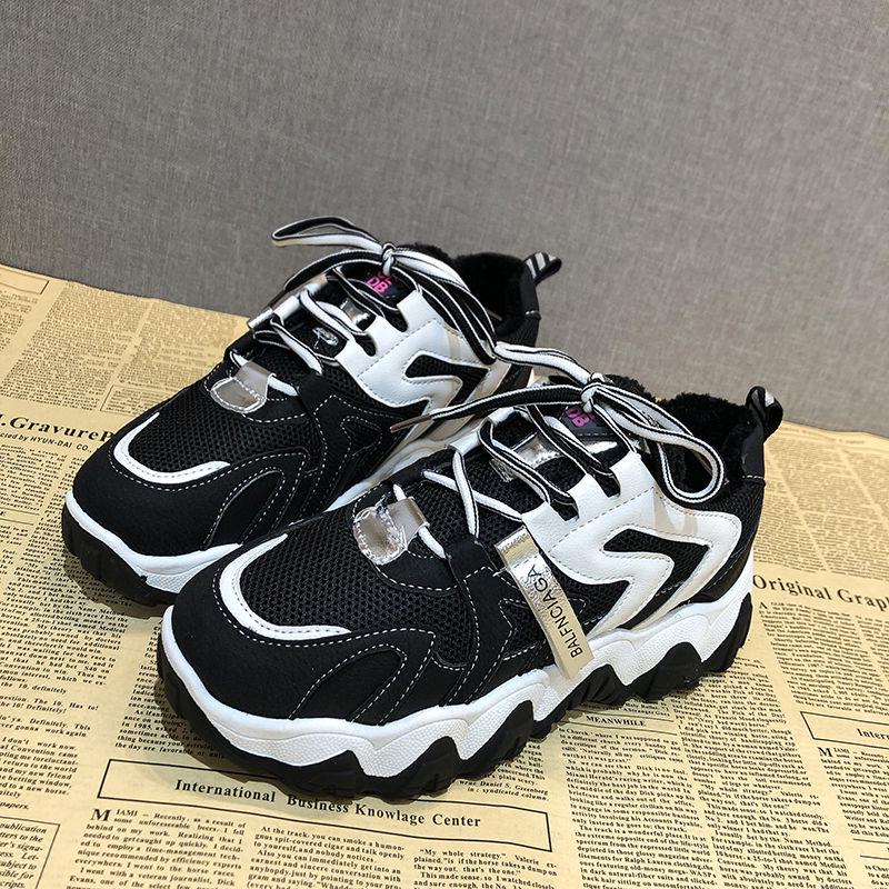 Women's Platform Sneakers Women Shoes Breathable Casual Women Running Chunky Sneakers