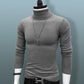 Turtleneck Sweater Men's Thick Autumn and Winter Korean Knit Sweater Thick Warm Bottoming Shirt Slim Shirt Long Sleeves