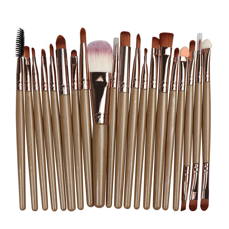 7/20 Pcs Women Fashion Soft Makeup Brush Set Tools Make-up Toiletry Kit Make Up Brush Set