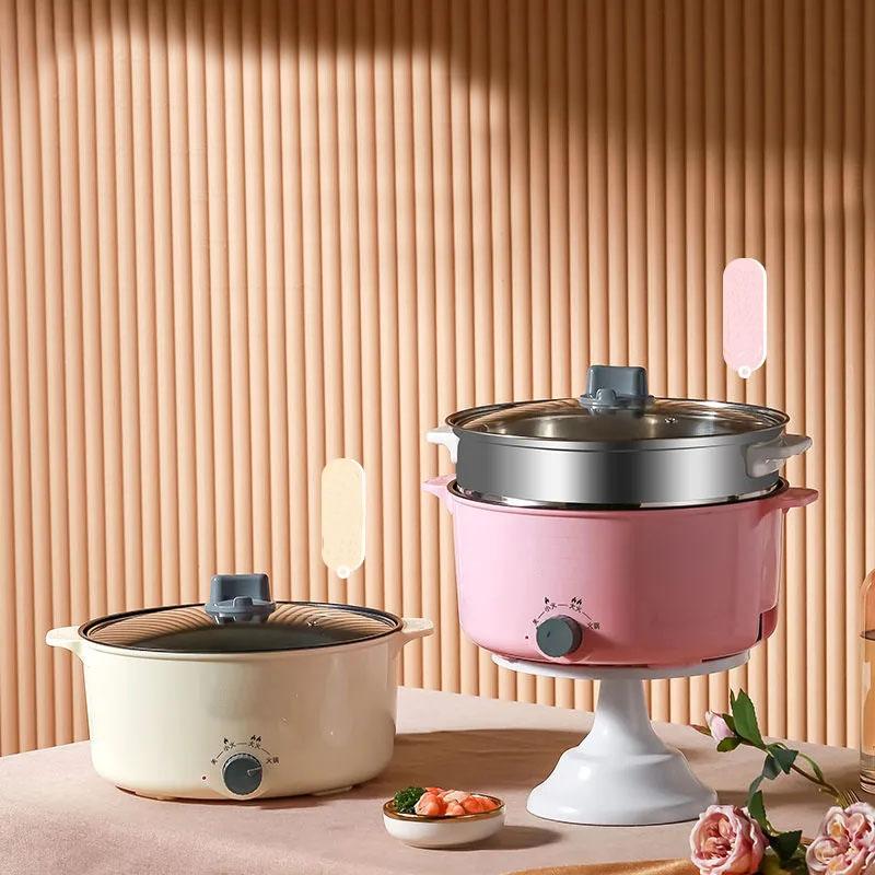Stainless Steel Pot Multi-function Noodle Cooking Pot Dormitory Instant Noodles Small Pot Cooking Integrated Mini Student Pot