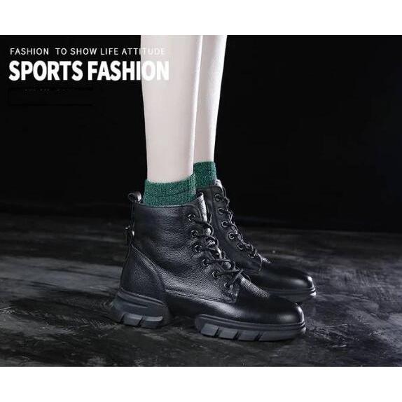 Martin Boots Female 2019 Autumn Winter British Style Bare Boots All-match Short Boots Women's Boots
