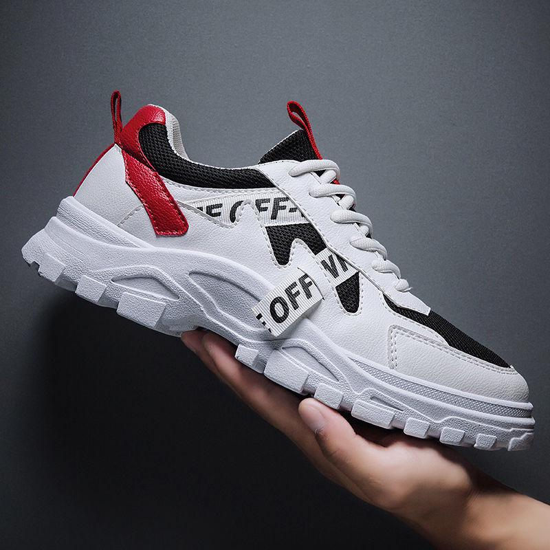 Fashion Men Casual Shoes Breathable Dad Shoes Male Lace up Men Chunky Sneakers Handsome
