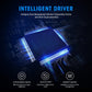 H1 LED Car Front Fog Light Super Bright Headlight Seven Color Natural / Strobe Light 220W Car Light Bulb