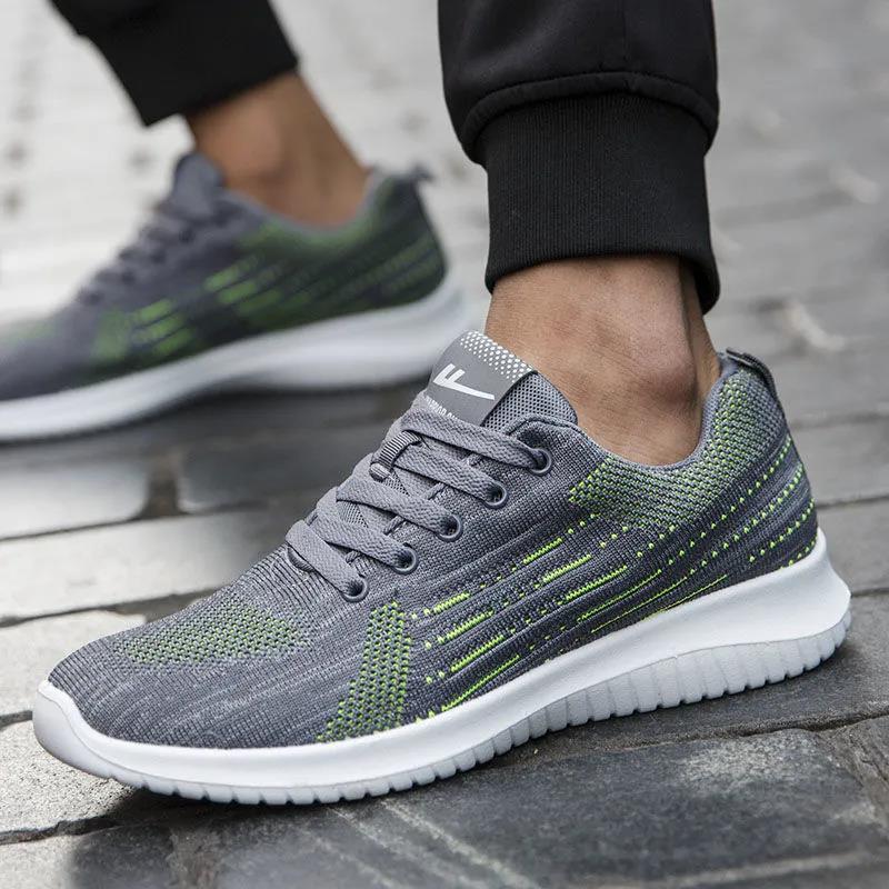 Spring and Autumn Breathable Running Shoes Men's Casual Shoes New Wear-resistant Mesh Sports Shoes