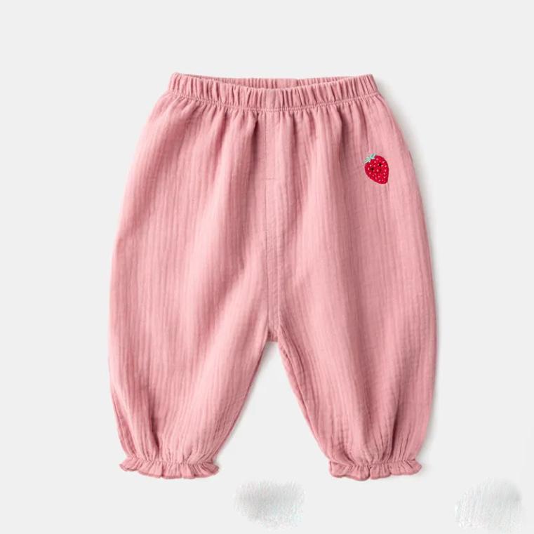 Children's Pants Summer Girls Anti Mosquito Pants Boys and Girls Air-conditioned Pants Leggings Casual Pants Children's Knickerbockers