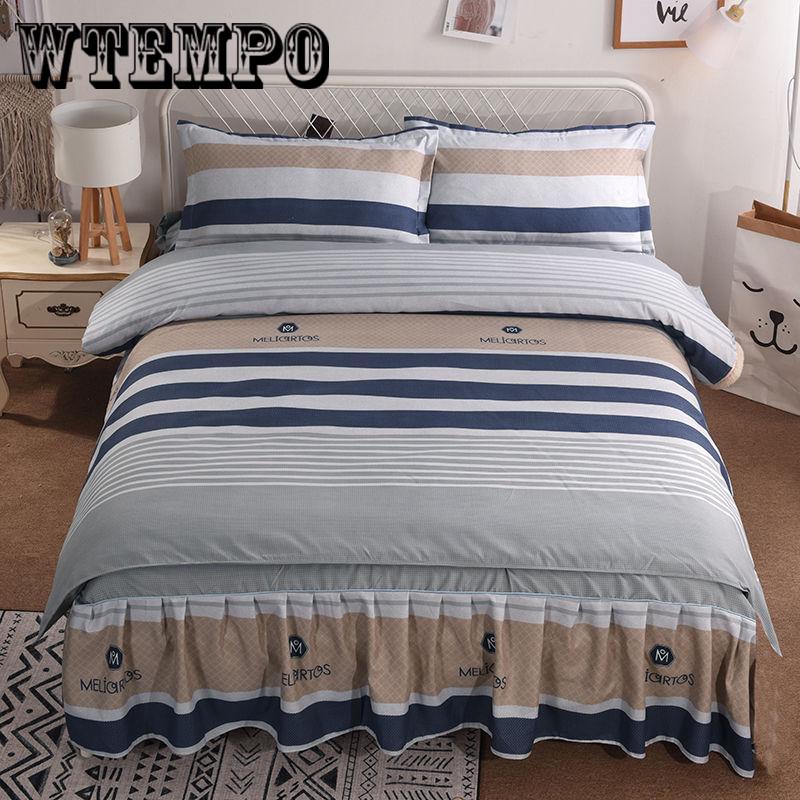 Bedding Set Flower Bed Linen 4pcs/set Duvet Cover Set Pastoral Bed Sheet  Duvet Cover