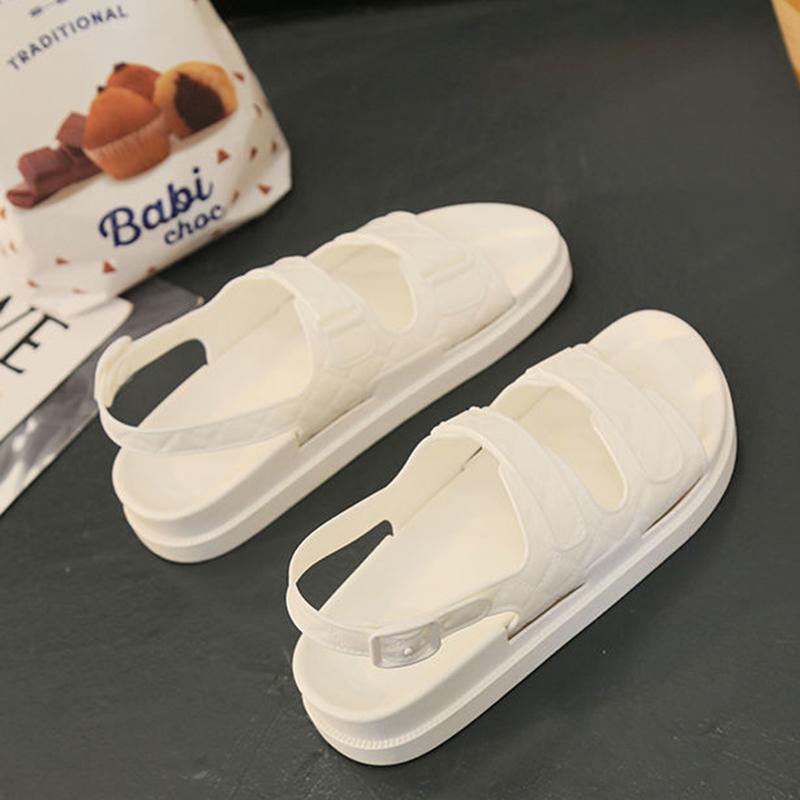 Sandals Women's Fashion Outer Wear Students Korean Version All-match Flat-bottom Fairy Shoes Slippers Women Summer