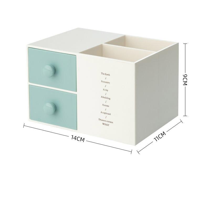 Multifunctional Drawer Pen Holder Storage Box Desktop Ins Storage Simple Creative Makeup Brush Holder