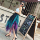 Fashion Tutu Tulle Skirt Women Long Skirt 2020 High Waist Pleated Skirt Female School Sun Spodnica