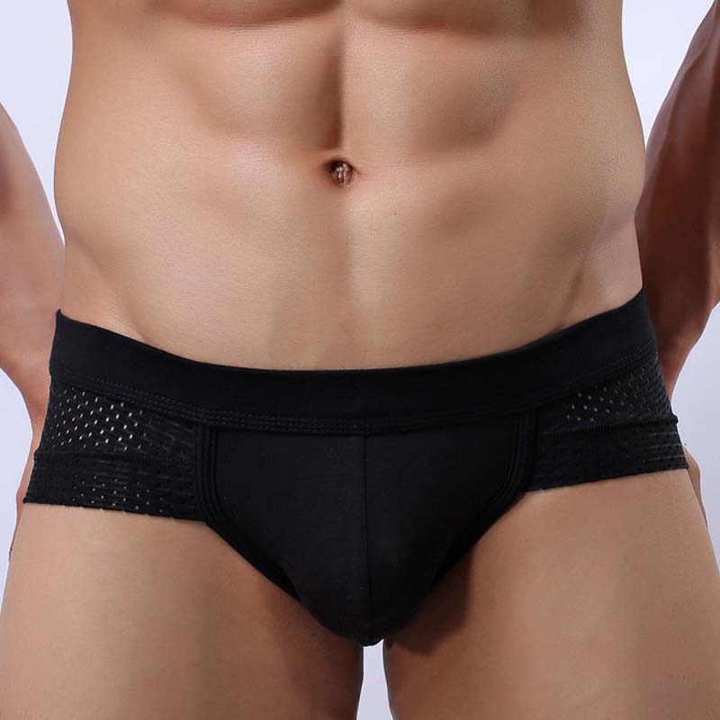 Men's Underwear Mesh Breathable Thin Men's Briefs