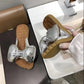 Women's Fashion Slippers Bowknot Design Slippers Lightweight Casual Flat Shoes Soft Soled Shoes