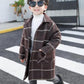 Boys Woolen Coats Mid-length Autumn and Winter Woolen Coats, Big Boys Plus Velvet Thickening Korean Style Western Cotton Coat