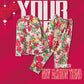 Northeast Big Flower Pants Vibrato with The Same Paragraph Spring and Autumn Hip-hop National Trend Chinese Style Two-piece Trend Men and Women