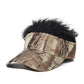 Men's Wig Hat Autumn Winter Funny Baseball Cap Outdoor Sports Leisure Hat Faux Fur Adjustable Sports Cap