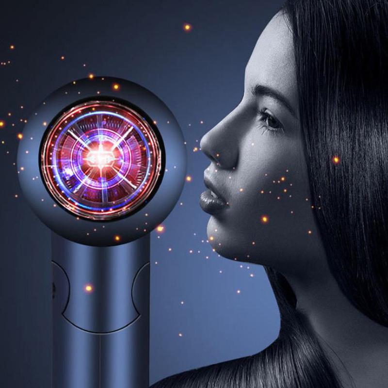 1800W High Power Hair Dryer Set Blu-ray Hair Care Hot/cold Hair Dryer Barber Equipment for Home Hair Salon