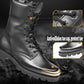 Leather Boots Men's Combat Boots Work Boots High Top Shoes Outdoor Boots Hiking Boots Snow Boots