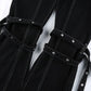 Europe and The United States Street Cool Street Shooting Straps High Waist Jeans Slim Legs Long Casual Wild