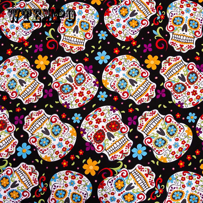 Skull Printed Bedding Sets Single Double Full Queen King AU EU US Size Duvet Cover Pillowcase