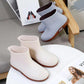 Women Rain Boots Shoes Low Top Non-Slip Daily All-Match Waterproof Casual Boots Outdoor Working Solid Color Water Shoes