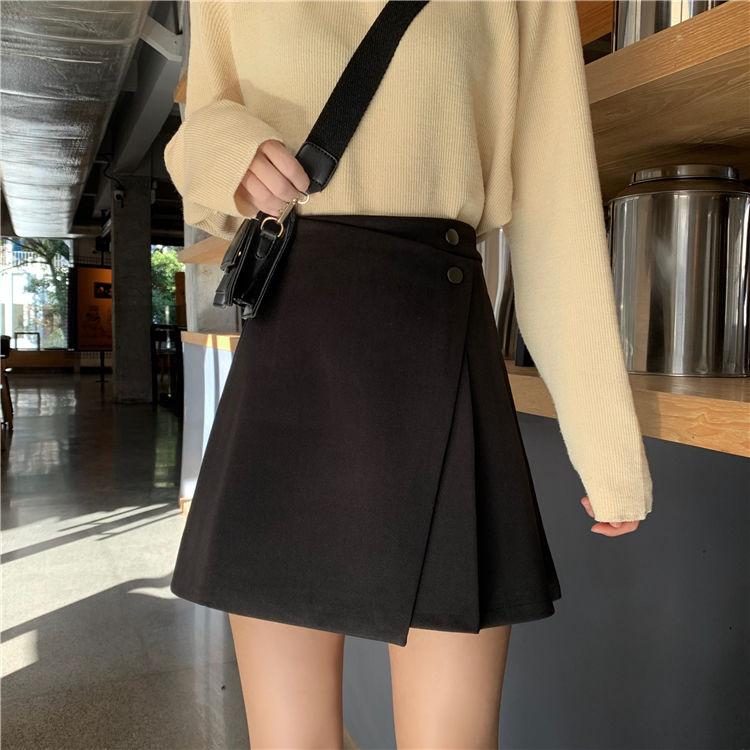 Irregular Split Fork Women Sexy Tight A-line High Waist Short Skirt  Zipper Home Office  Club Casual