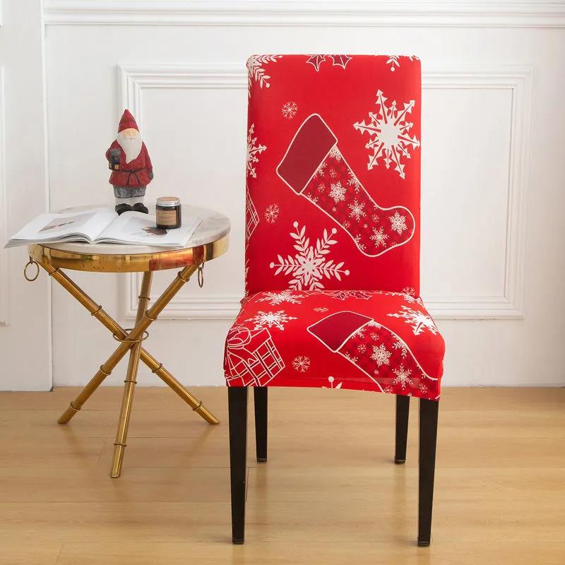 Two-piece Stretch Chair Cover Universal Fabric Simple Home Dining Chair Cushion Cover Stool Backrest Dining Table Piece Cover