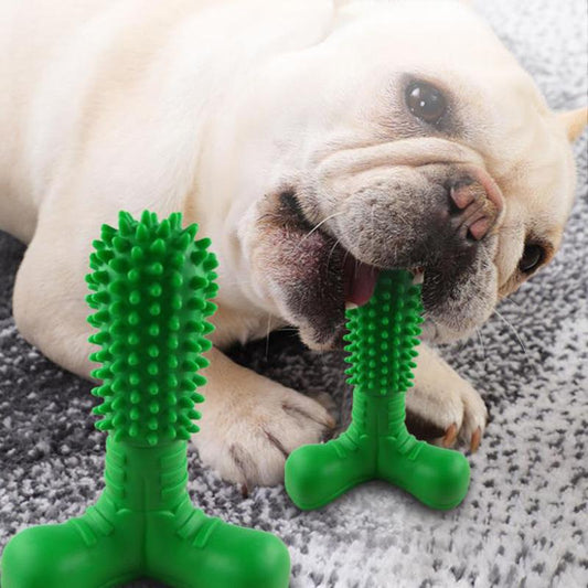 Dog Teething Stick Bite Resistant Sound Teeth Cleaning Pet Toy for Golden Retriever Puppies Large Dogs Teddy Chewing Toys Dog Cats Grind Teeth Toy