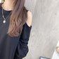 Spring and Autumn Retro Bottoming Shirt Strapless Sexy Bag Hip One-piece Dress Loose Solid Color Long-sleeved Dress Female Scheming Niche Design