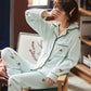 Winter Pajamas for Women Velvet Pyjamas Set Coral Fleece Sleepwear Suit Flannel Warm Home Wear Casual Loose Thick Nightwear Long Sleeve Tops Pants