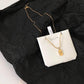 Lucky Number 7 Necklace Titanium Steel Gold Choker Clavicle Chain Pendant Necklaces Personalized Ornaments Chain Necklaces Chokers for Girls