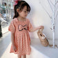 Girls Princess Dress Summer Children's Polka Dot Short-sleeved Skirt Summer Baby Foreign Style Children's Dress