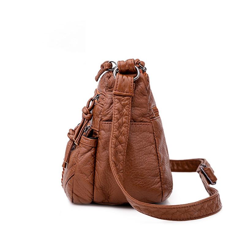 New Fashion Soft PU Leather Bags Women Shoulder Bags Luxury Handbags Women Bag Designer Crossbody Bags for Women Casual Messenger Bag