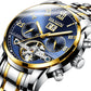 Mens Self Wind Wristwatch Man Mechanical Watches Automatic Watch Male Clock