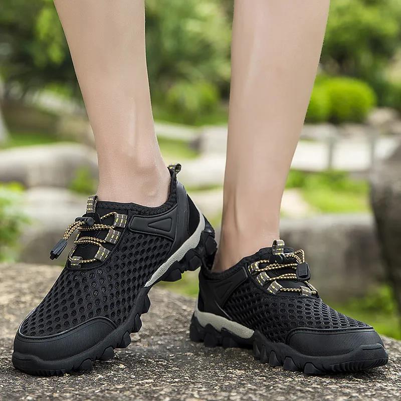Unisex Hiking Shoes Outdoor Sports Shoes Non-slip Wear-resistant Hiking Shoes Breathable Lightweight Running Shoes