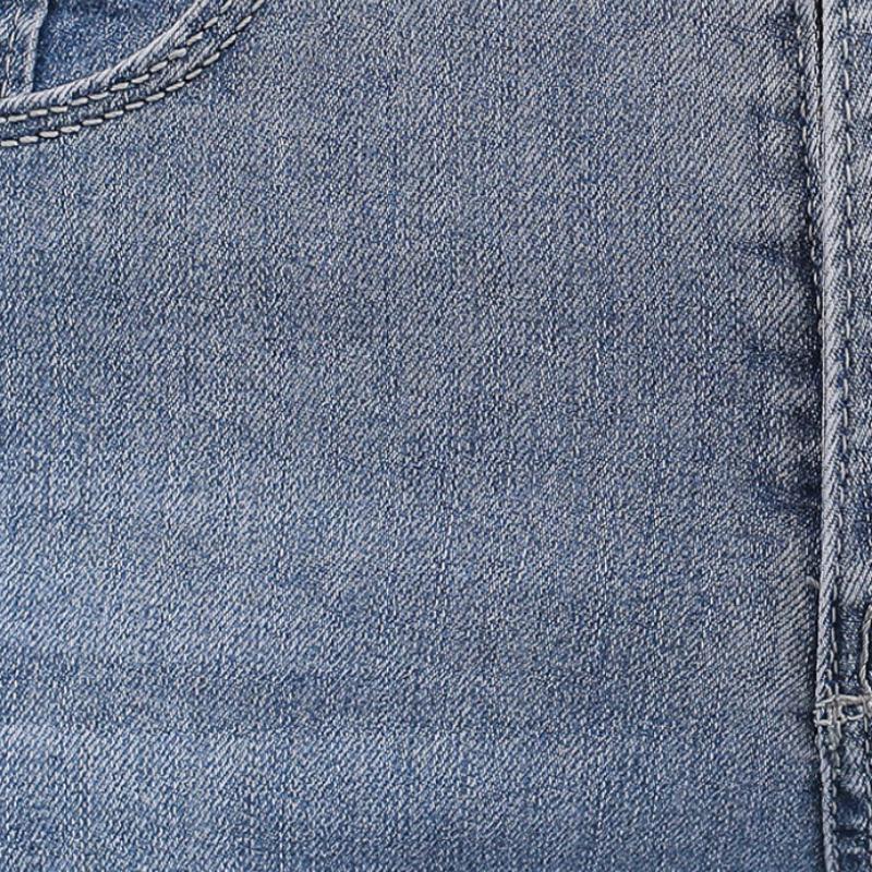 Cropped Jeans Women's Flared Pants Summer Thin Section High-waist Stretch Hole Was Thin Loose Wide-leg Pants In Summer