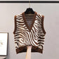 Women Wear Vests In Spring and Autumn Knitted Vest Vest Korean Style Sweater