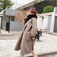 Mid-length Over-the-knee Lamb Velvet Jacket Korean Fashion Winter Thickening Warm Loose Large Size Coat Women