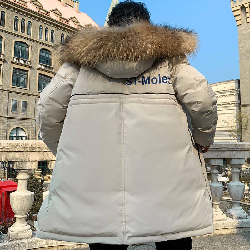 Winter Khaki Parkas Men Thicken Warm Jacket Fleece Parka Coats Casual Jackets Hooded Cotton Outwear