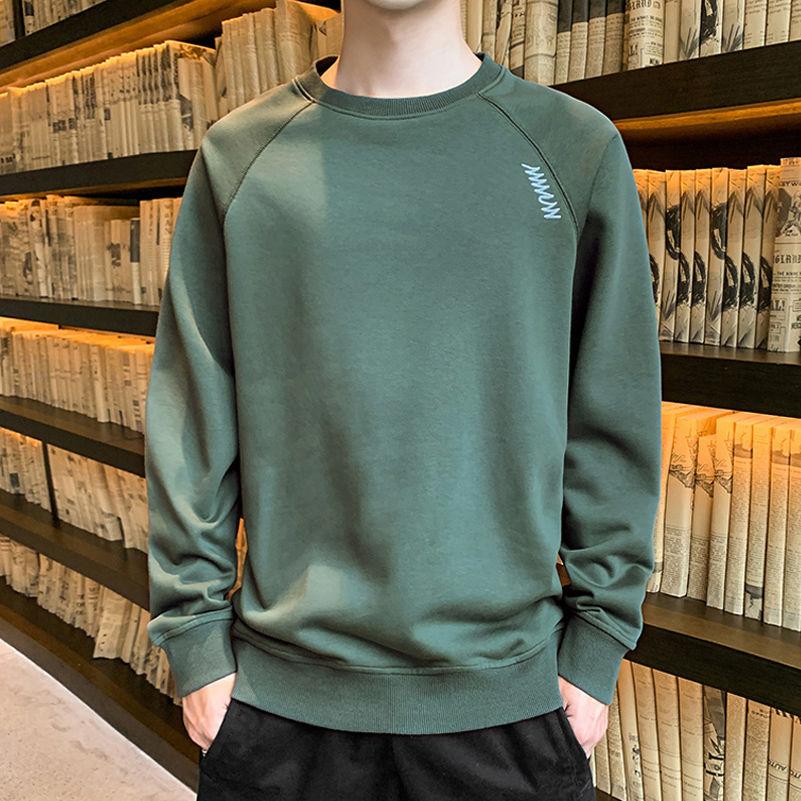 Spring and Autumn New Sweater Men's Long Sleeves Round Collar Pullover