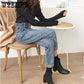 Women  Jeans  Sexy Skinny Leggings Stretch Jeans Beach Streetwear