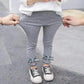 Girls' Leggings Spring and Autumn All-match Outer Wear Trousers Casual Pants Solid Color Slim Stretch Pants Foot Pants