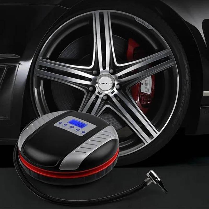 Car Air Pump Single Cylinder Digital Display Car Air Pump 12V Multifunctional Smart Car Dual-use High-speed Air Pump With Lighting