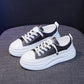 Female White Shoes 2022 Spring New Breathable Student Board Shoes Korean Version Increased Platform Shoes Casual Shoes