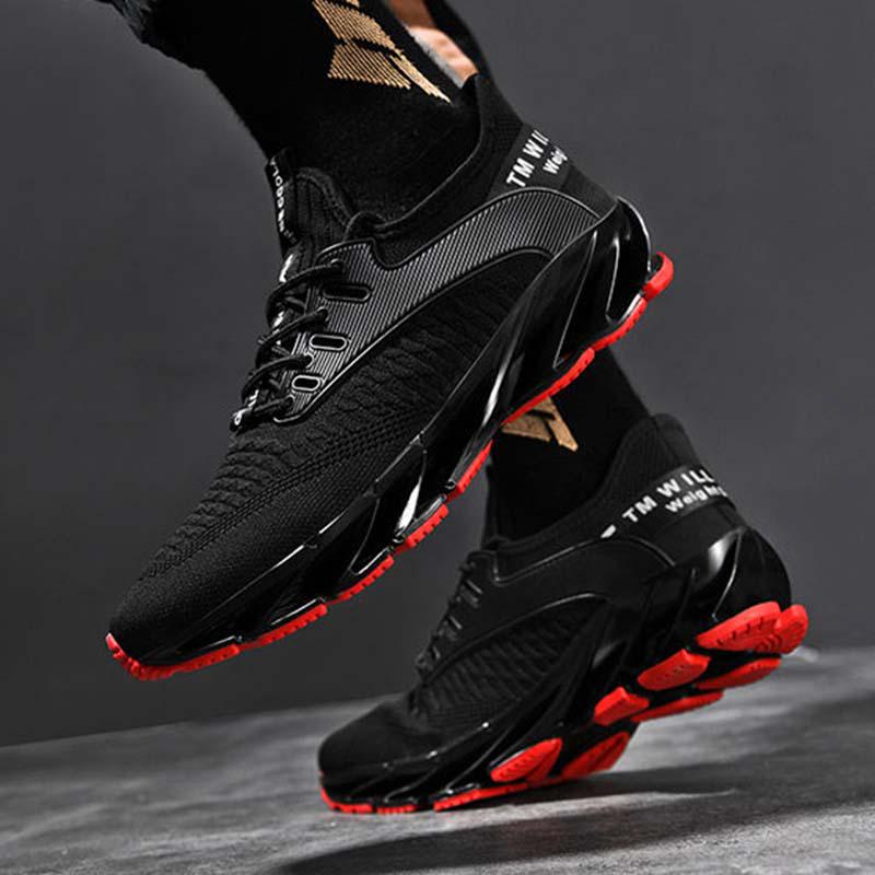 Men Sneakers Air Cushion Basketball Shoes Non-slip Breathable Couples Running Shoes Blade Shoes