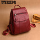 Fashion School Backpack Teenage Girls High Quality Leather flower Women Shoulder Bag Backpack