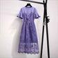 S-2XL Women Mesh Strap Dress+Medium Short Sleeve O-Neck T-shirt 2pcs Office Lady Dress Set