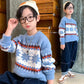 Boys and Girls Sweaters Autumn and Winter Children's Clothing Thickened Warm Bottoming Sweater Knitted Sweater