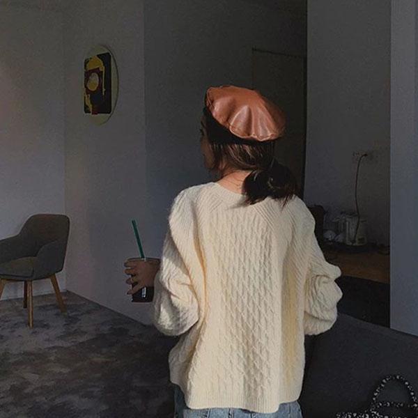 Autumn Women's Sweater Loose Student Autumn and Winter Tops All-match Long-sleeved Knitted Pullover Women