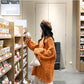 Autumn and Winter Loose Jacket Korean Fashion Casual Sweater Mid-length Round Neck Female Student Top