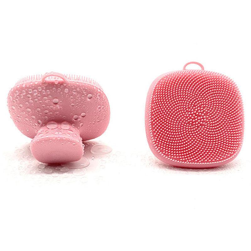Facial Cleansing Artifact Silicone Facial Cleansing Beauty Brush Soft Bristles Manual Massage Cleansing Brush Facial Deep Cleansing Pores