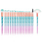 7Pcs/set Makeup Brush Set Tools Make-up Toiletry Kit Wool Make Up Brush Set Makeup Brush + Box